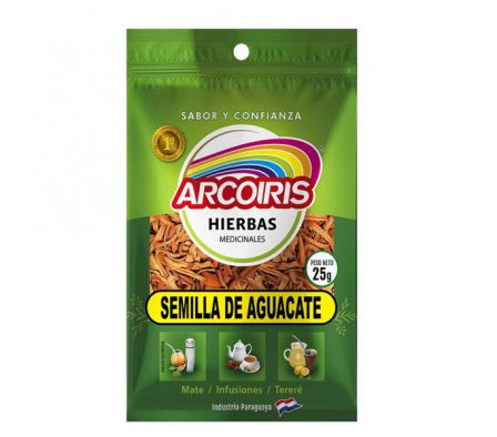 SEMILLA DE AGUACATE ARCO IRIS PAQ 25GR
