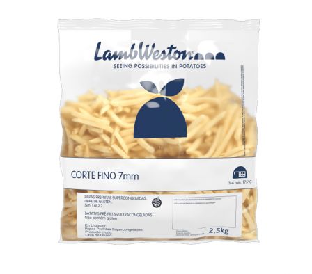 PAPAS PRE FRITA LAMBWESTON 7X7 2,25 KG CONG