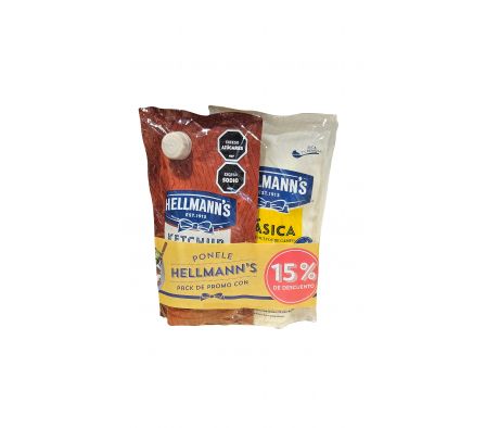 HELLMANNS MAYONESA CLAS 237 G+ KETCHUP
