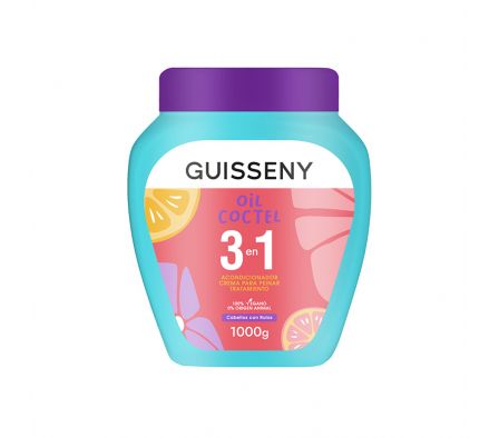 GUISSENY TRAT. CAP. 3EN1 OIL COCTEL 1KG CAB. RULOS
