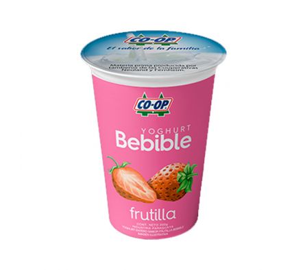 YOGURT BEBIBLE FRUTILLA 200 GR CO-OP