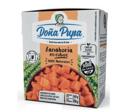 ZANAHORIA CUBOS DOÑA PUPA 340gr