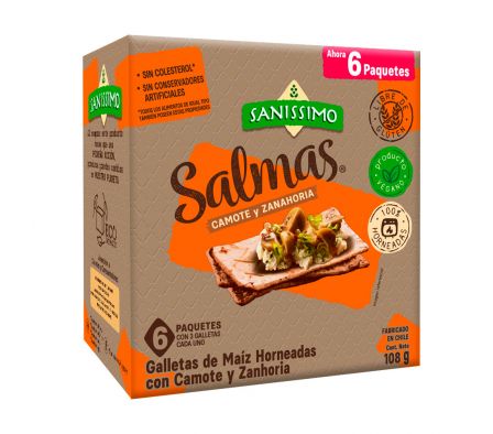 SALMAS CAMOTES ZANAHORIA 108 GR