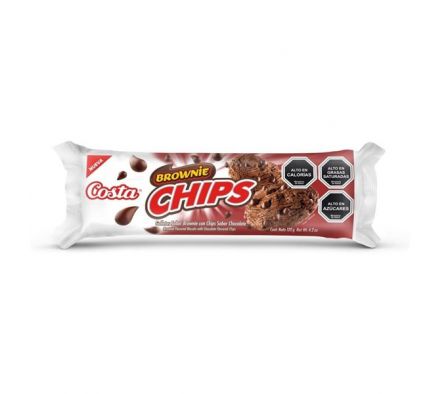 GALLETITA COSTA CHIPS CHOC BROWNIE 120gr