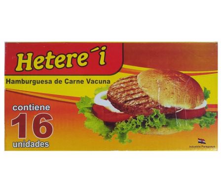 HAMBURGUESAS CARNE HETEREI CAJA 18UN