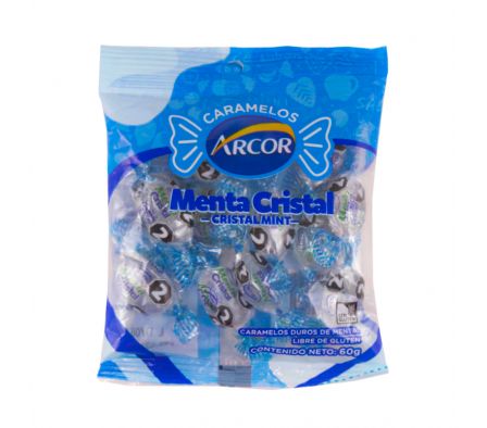 CARAMELO ARCOR MENTA 60gr CRISTAL