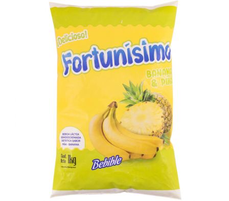BEBIDA LACTEA LA FORTUNA PIÑA/BANAN 1 LT