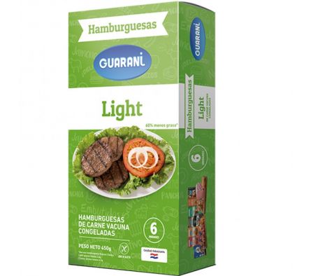 HAMBURGUESAS GUARANI LIGHT 6 UNIDADES 