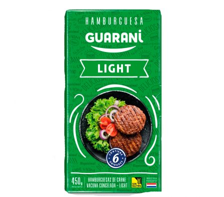 HAMBURGUESAS GUARANI LIGHT 6 UNIDADES 