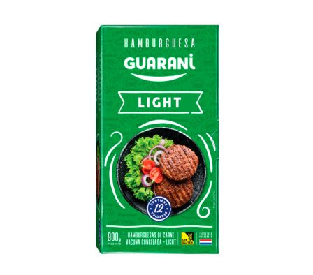 HAMBURGUESAS GUARANI LIGHT X 12 UNIDADES 