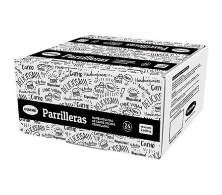 HAMBURGUESA PARRILLERA 24 UNID GUARANI