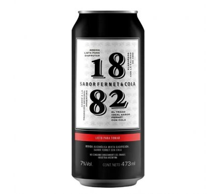 FERNET 1882 + COLA (LISTO PARA TOMAR)  LATA 473 ML