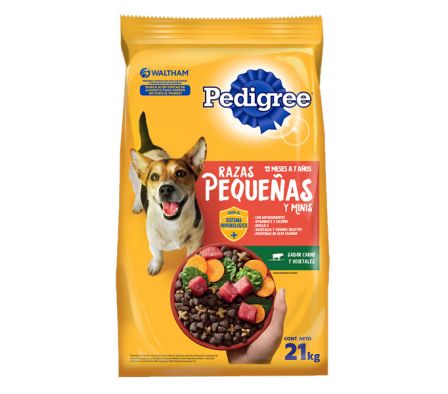 ALIM.PEDIGREE ADULTO RAZA PEQ.21kg BOLSA