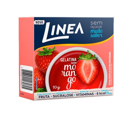 GELATINA DE FRUTILLA LINEA 24X10G