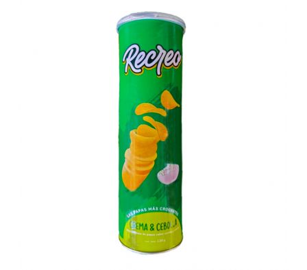 PAPA FRITA RECREO CREM/CEBOLLA 120gr TUBO