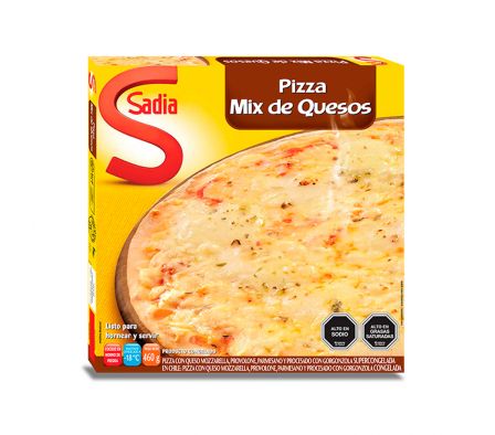 PIZZA 4 QUESO SADIA 460 GR