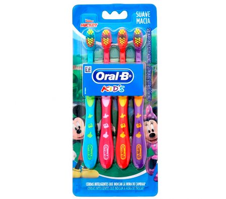 CEPILLO ORAL-B STAGES MICKEY x4