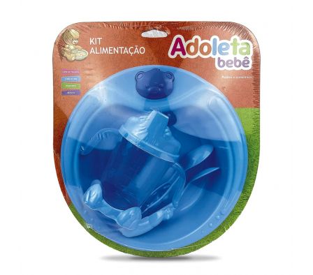 KIT E ALIMENTACION PARA BEBE ADOLETA ROSA/CELESTE