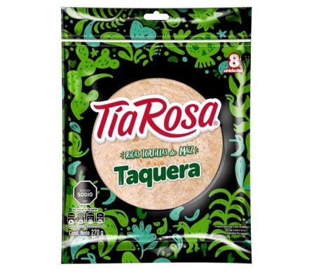TORTILLA TIA ROSA TAQUERA 270gr 8un