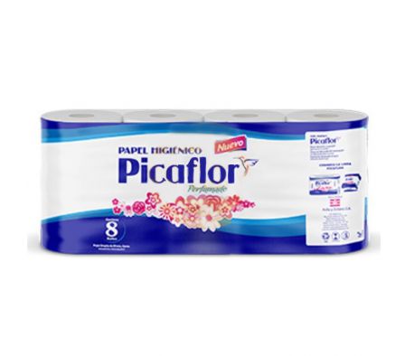 PAPEL HIGIENICO PICAFLOR x 8un.
