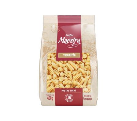 FIDEO MAESTRA TIRABUZON 400gr DOY P.