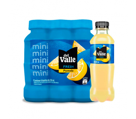 PACK JUGO DEL VALLE FRESH POMELO 6x250ml PET