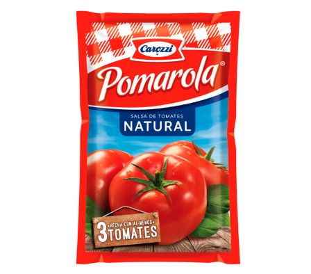 SALSA CAROZZI POMAROLA NAT.200gr DOY PACK