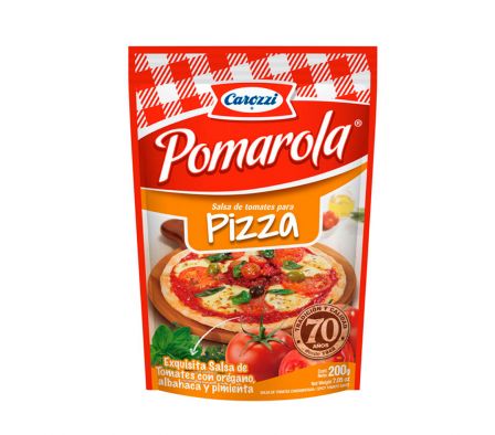 SALSA CAROZZI POMAROLA PIZZA 200gr DOY PACK