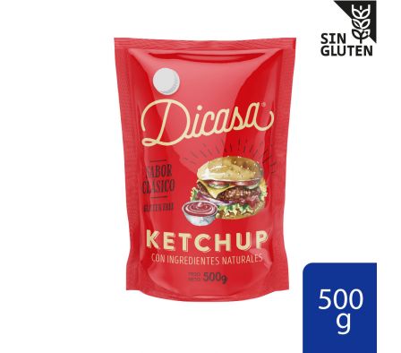 KETCHUP DICASA DOY PACK 500gr