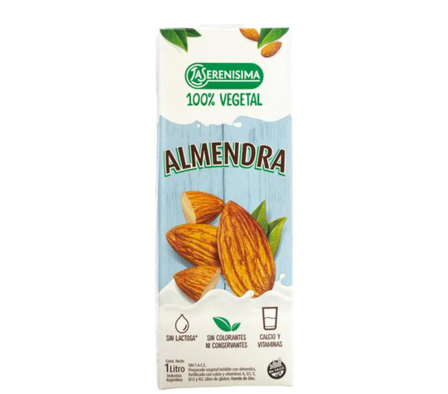 BEBIDA VEGETAL DE ALMENDRA S/AZ 1LT SERENISIMA