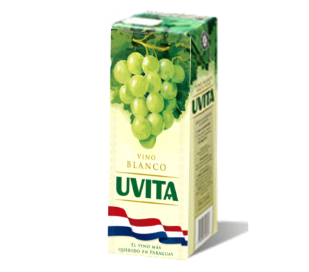 VINO UVITA BLANCO TETRA 1Lt.