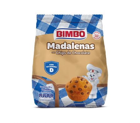 MADALENAS VAINILLA CHIPS BIMBO 240 GR