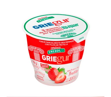 GRIEGUR FRUTILLA POTE 200 GR TREBOL