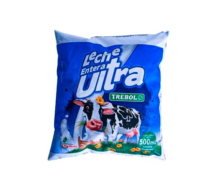 LECHE ENT. ULTRA DE 1/2 LT TREBOL