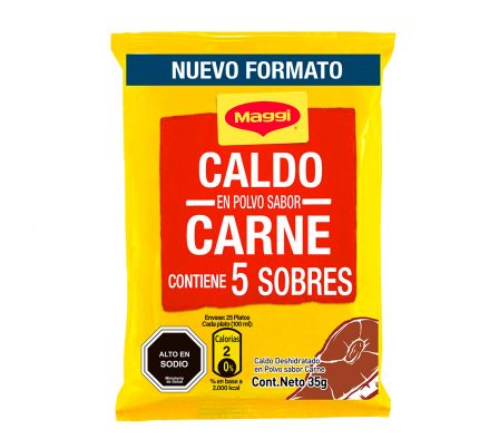 CALDO MAGGI EN POLVO CARNE 35gr