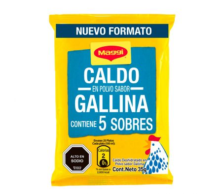 CALDO MAGGI EN POLVO GALLINA 35gr