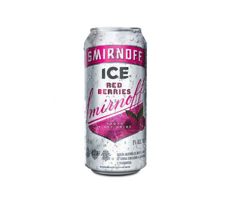 VODKA SMIRNOFF ICE RED BERRIES 473ml LATA