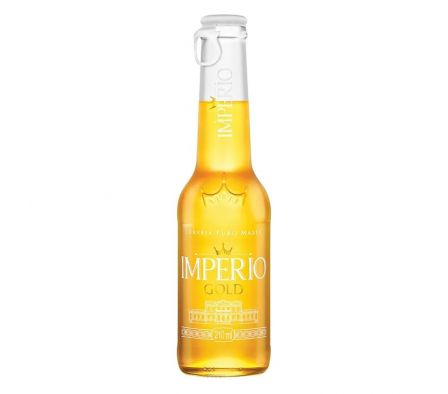 CERVEZA IMPERIO GOLD Bot.210ml