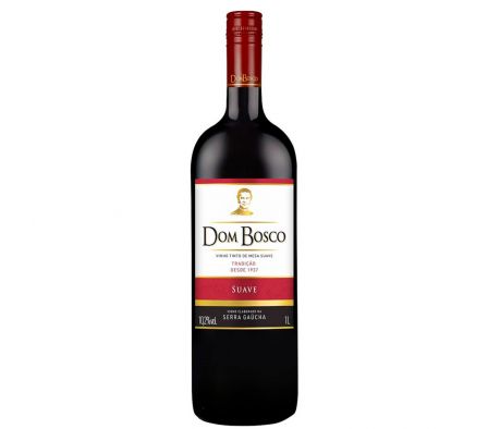 VINO TINTO SUAVE DOM BOSCO 1Lt.