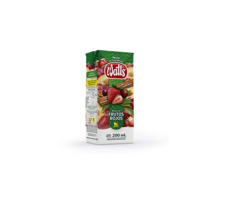 JUGO WATTS FRUTOS ROJOS 200ml TETRA