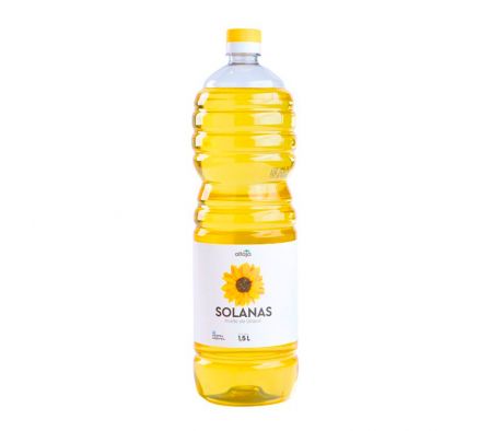 ACEITE GIRASOL SOLANAS 1,5Lt. Bot.