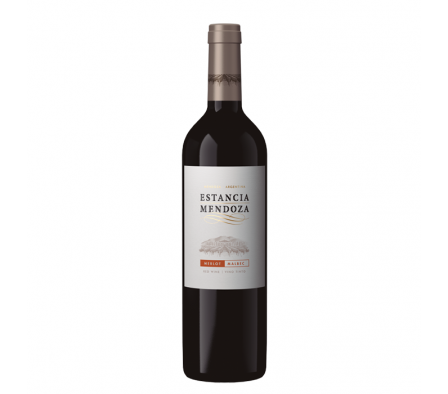 VINO ESTANCIA MENDOZA MERLOT MALBEC 750 ML 