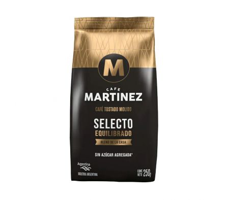 CAFE TOSTADO MOLIDO EQUI. PAQ. SELECTO 250G X 24