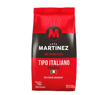 CAFE TOSTADO MOLIDO FUERTE PAQ. TIPO ITALIANO 250G