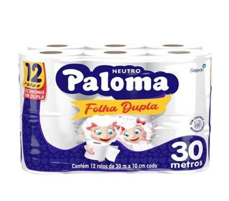 PAPEL HIG.PALOMA D.H. NEUTRO x12un.