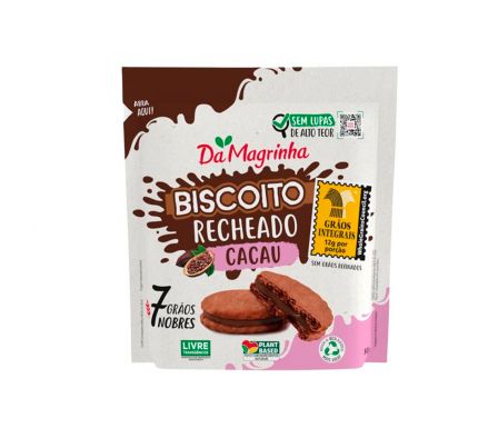 GALLETITA INTEGRAL RELLENA CACAO 80GR DA MAGRINHA