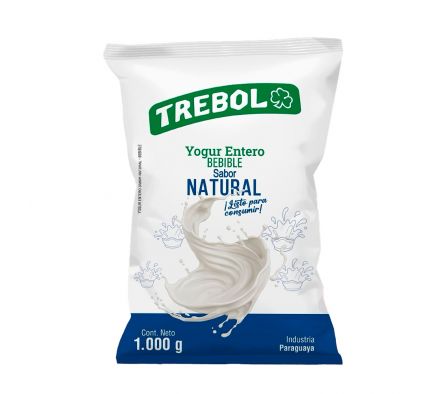 YOG. BEBIBLE SACHET 1 LT NATURAL TREBOL