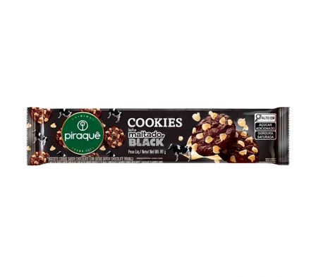 COOKIES MALTEADO PIRAQUE BLACK 40 X 80G