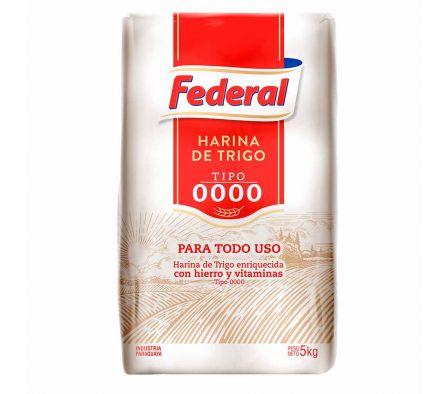 HARINA 0000 FEDERAL 5 KG 
