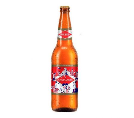 CERVEZA PILSEN Bot.600ml NO RETORN.